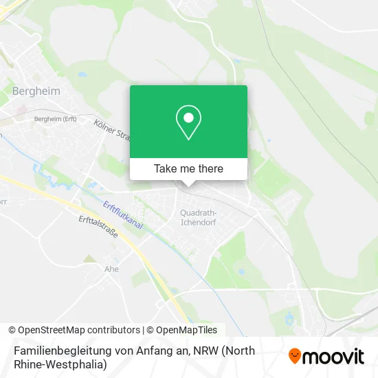 Карта Familienbegleitung von Anfang an