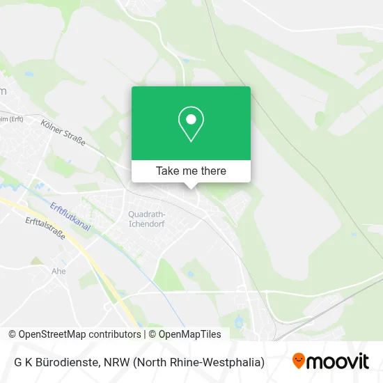 G K Bürodienste map