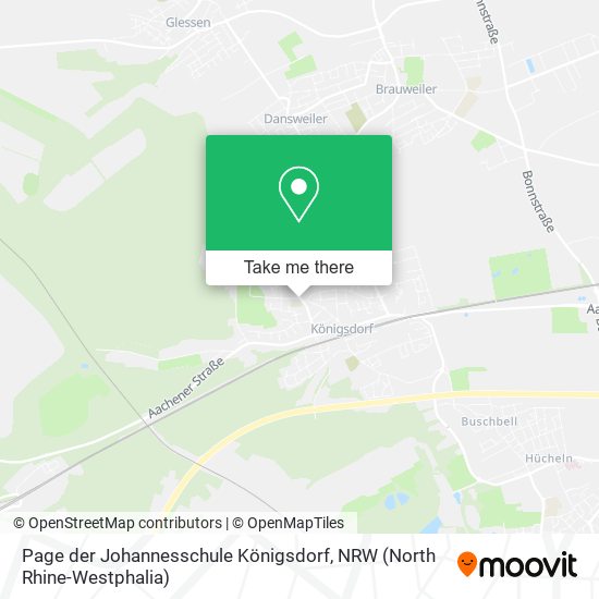 Page der Johannesschule Königsdorf map