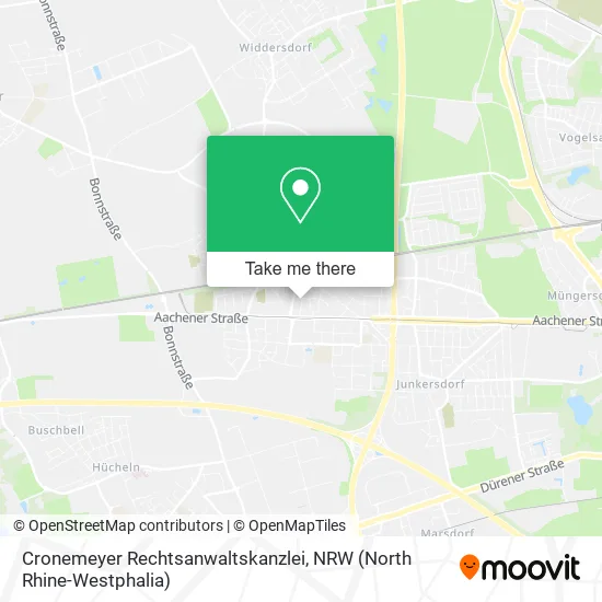 Карта Cronemeyer Rechtsanwaltskanzlei