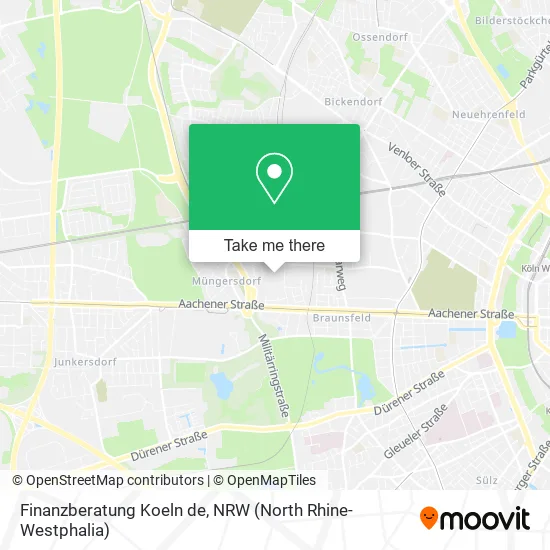 Finanzberatung Koeln de map