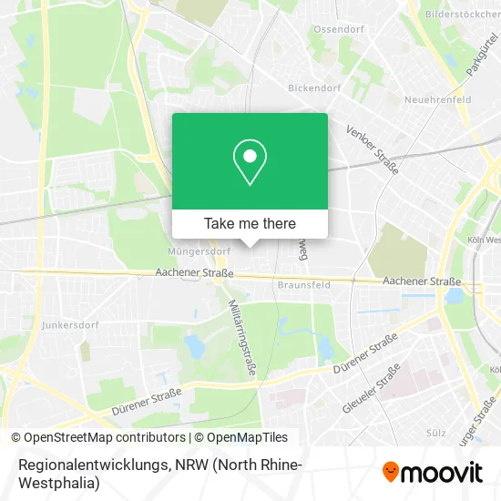 Regionalentwicklungs map