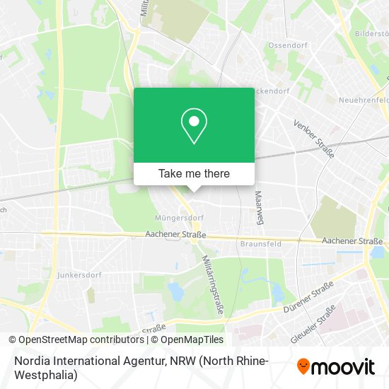 Nordia International Agentur map