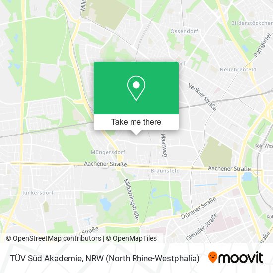 TÜV Süd Akademie map