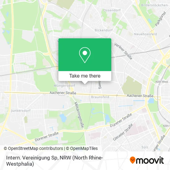 Карта Intern. Vereinigung Sp