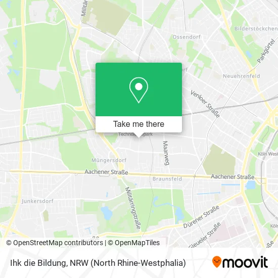 Карта Ihk die Bildung