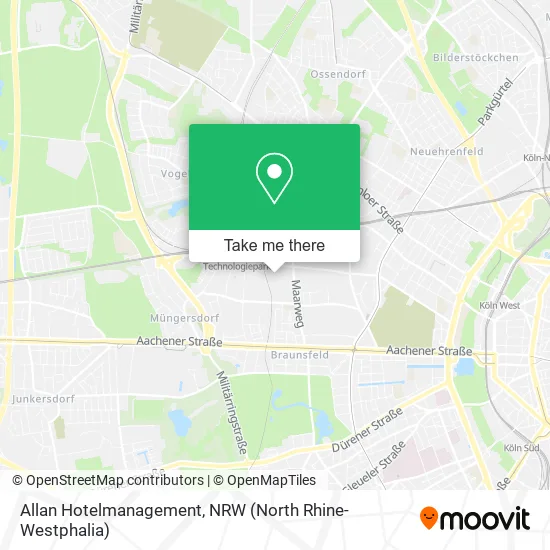 Карта Allan Hotelmanagement