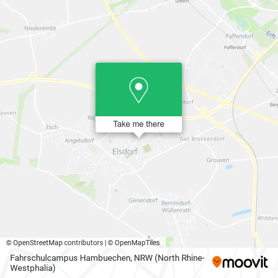 Карта Fahrschulcampus Hambuechen