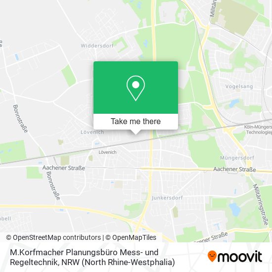 M.Korfmacher Planungsbüro Mess- und Regeltechnik map