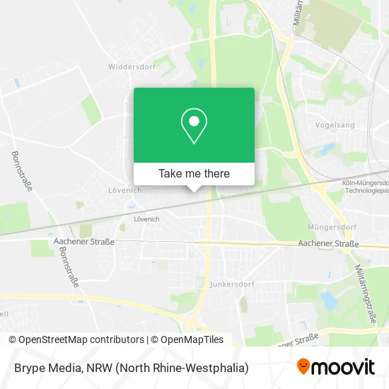 Brype Media map