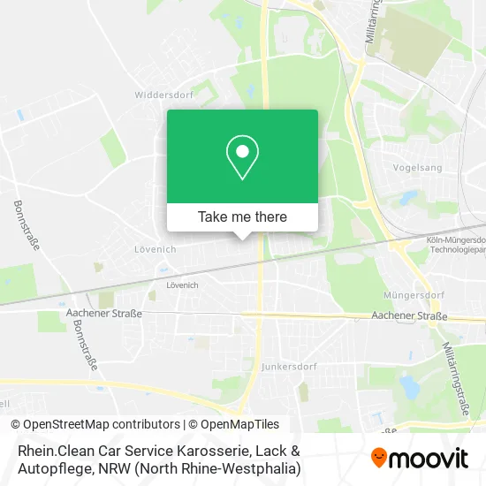 Rhein.Clean Car Service Karosserie, Lack & Autopflege map