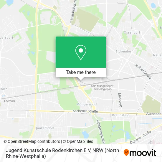Карта Jugend Kunstschule Rodenkirchen E V