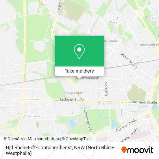 Карта Hjd Rhein-Erft-Containerdienst