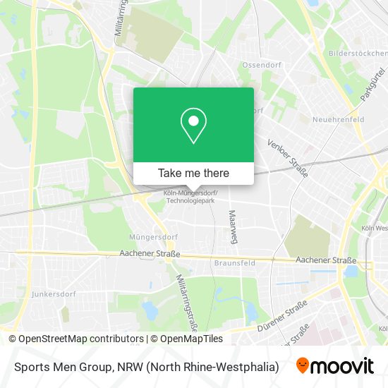 Sports Men Group map