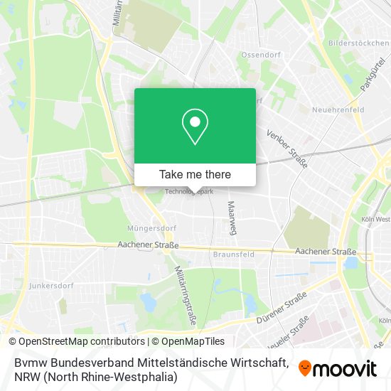 Bvmw Bundesverband Mittelständische Wirtschaft map