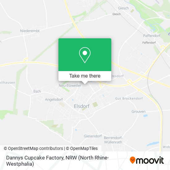 Карта Dannys Cupcake Factory
