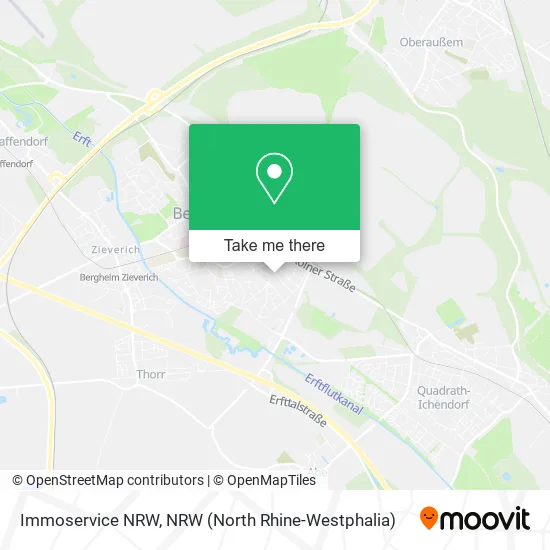 Карта Immoservice NRW