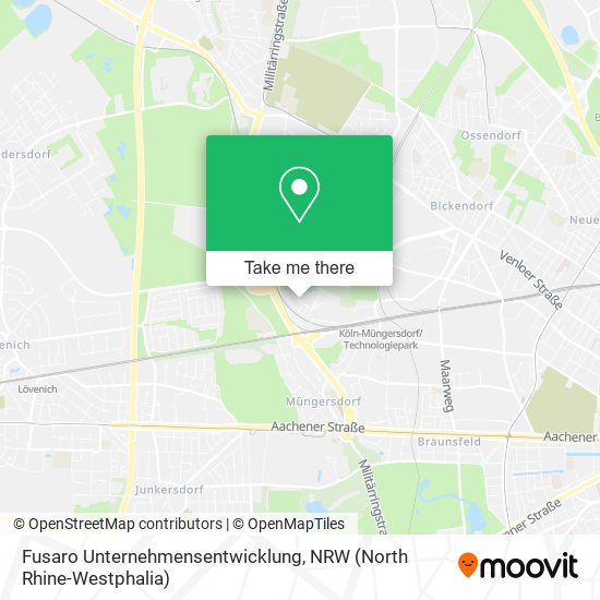Fusaro Unternehmensentwicklung map