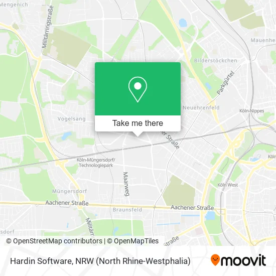 Hardin Software map