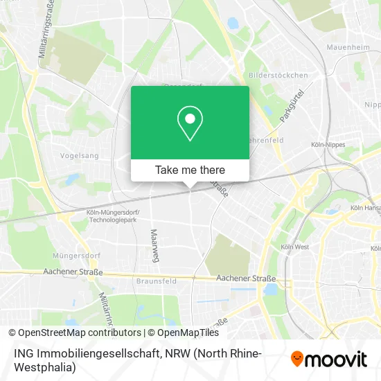 Карта ING Immobiliengesellschaft