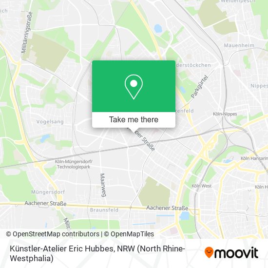 Künstler-Atelier Eric Hubbes map