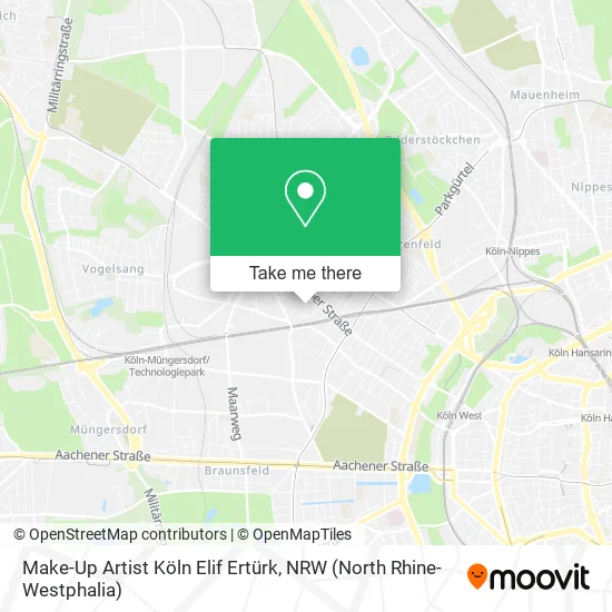 Карта Make-Up Artist Köln Elif Ertürk