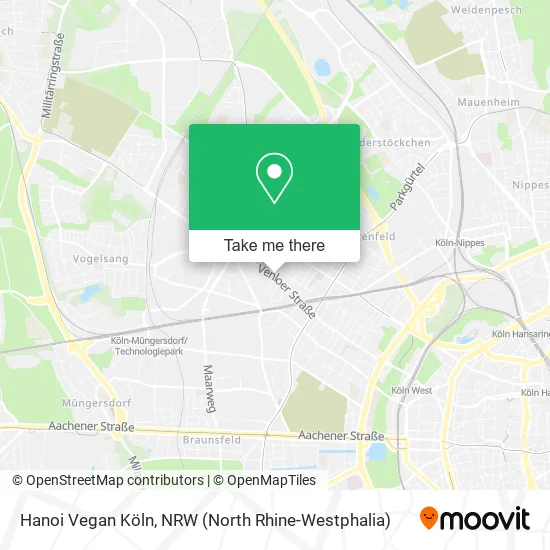 Карта Hanoi Vegan Köln