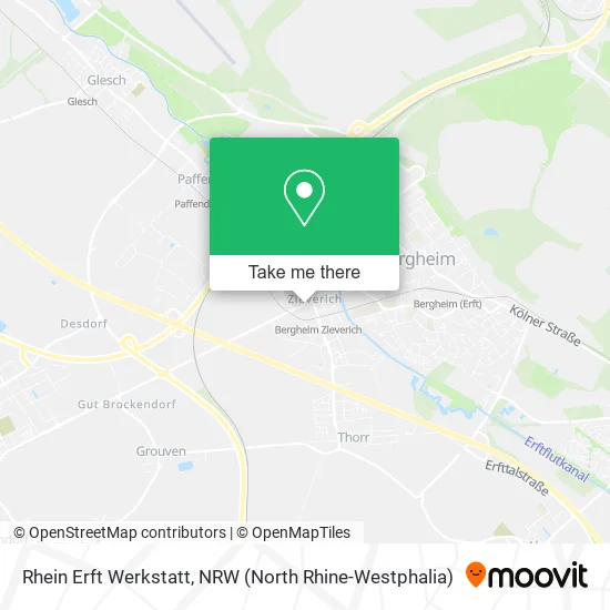 Карта Rhein Erft Werkstatt