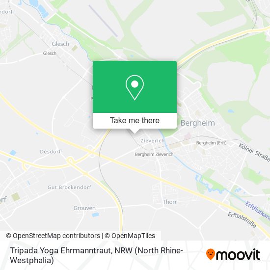 Tripada Yoga Ehrmanntraut map