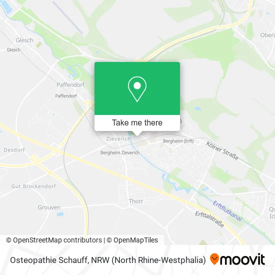 Карта Osteopathie Schauff