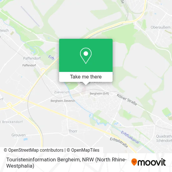 Touristeninformation Bergheim map