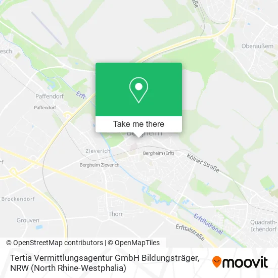 Tertia Vermittlungsagentur GmbH Bildungsträger map
