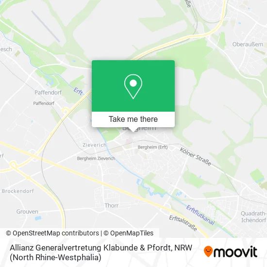 Карта Allianz Generalvertretung Klabunde & Pfordt