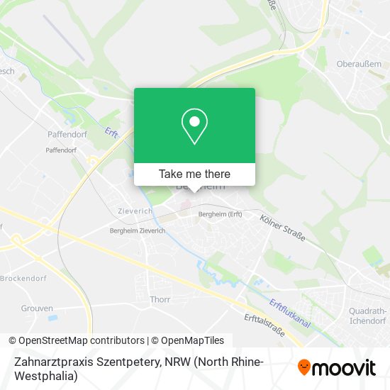 Zahnarztpraxis Szentpetery map