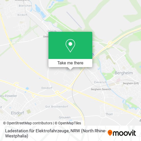 Ladestation für Elektrofahrzeuge map