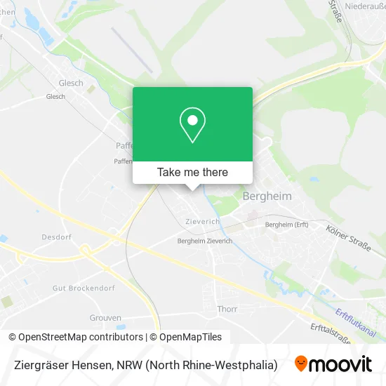 Карта Ziergräser Hensen