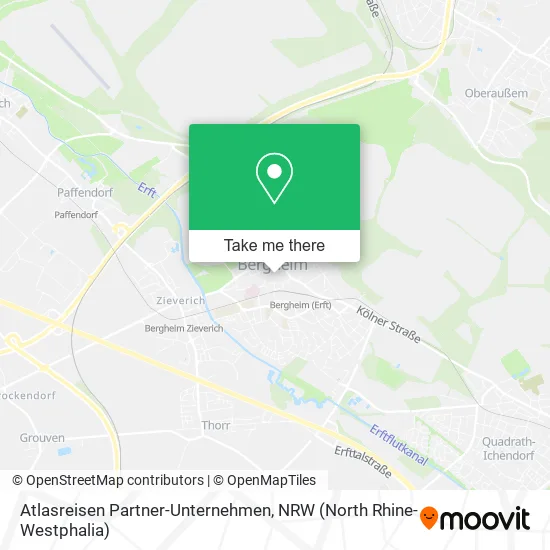 Карта Atlasreisen Partner-Unternehmen