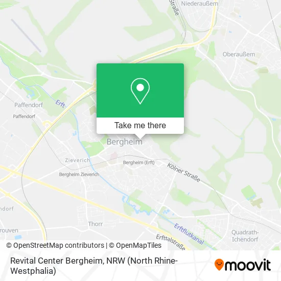 Карта Revital Center Bergheim