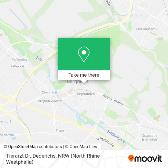 Tierarzt Dr. Dederichs map