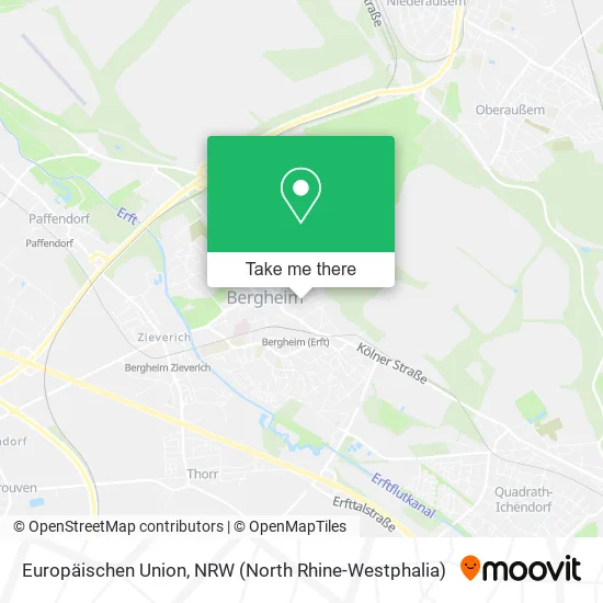 Карта Europäischen Union