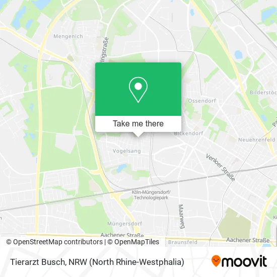 Карта Tierarzt Busch