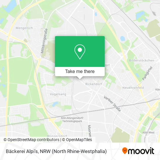 Карта Bäckerei Alpi's