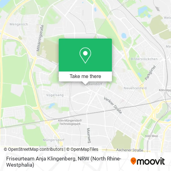 Карта Friseurteam Anja Klingenberg