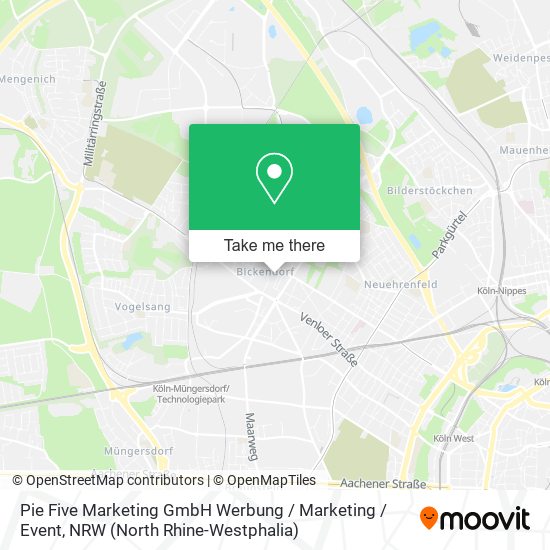 Pie Five Marketing GmbH Werbung / Marketing / Event map