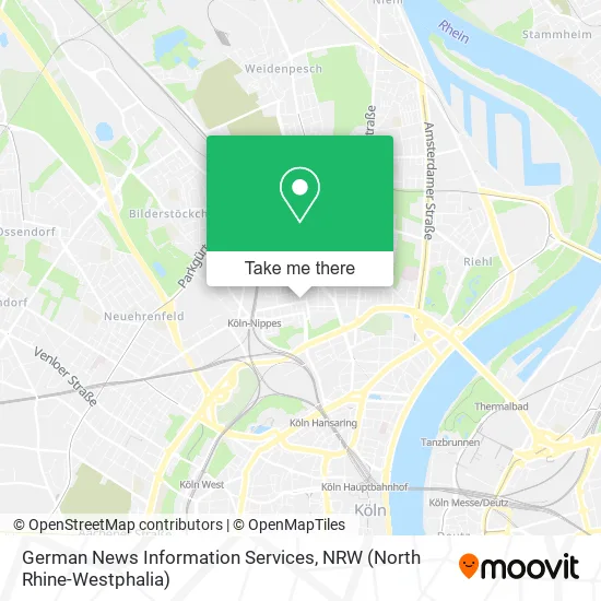 German News Information Services map