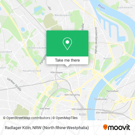 Карта Radlager Köln