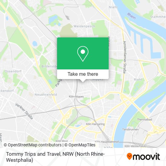 Tommy Trips and Travel map