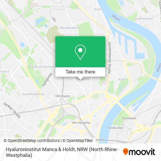 Hyaluroninstitut Manca & Holdt map