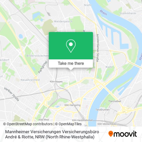 Mannheimer Versicherungen Versicherungsbüro André & Riotte map
