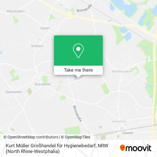 Kurt Müller Großhandel für Hygienebedarf map